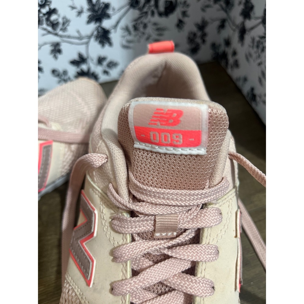 New Balance 009 Womens Peach Pink Coral Sneakers WS009SO1 Size 8 - Picture 6 of 6